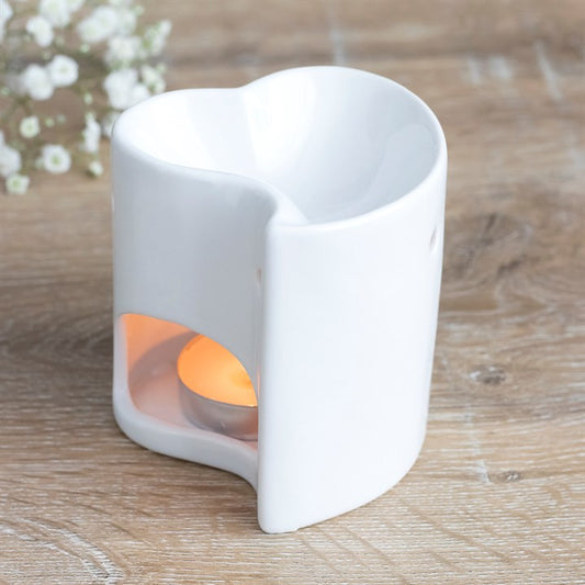 White Heart wax burner