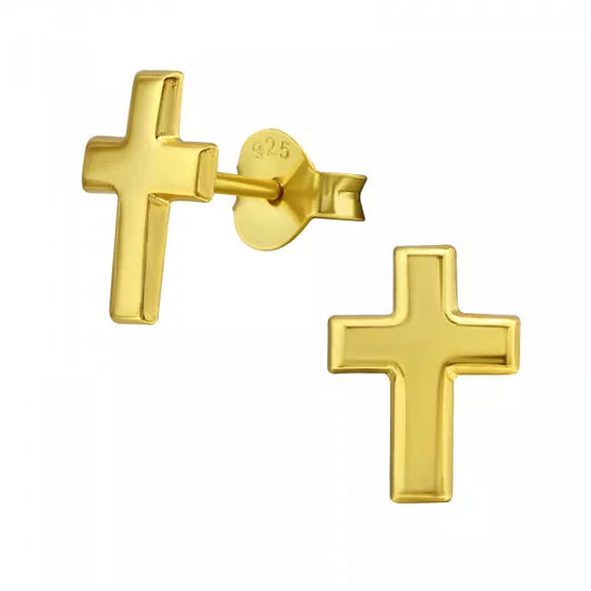 Cross Stud Gold