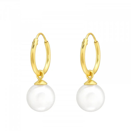 White Pearl M/Hoop Gold
