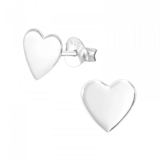 Flat Heart Stud