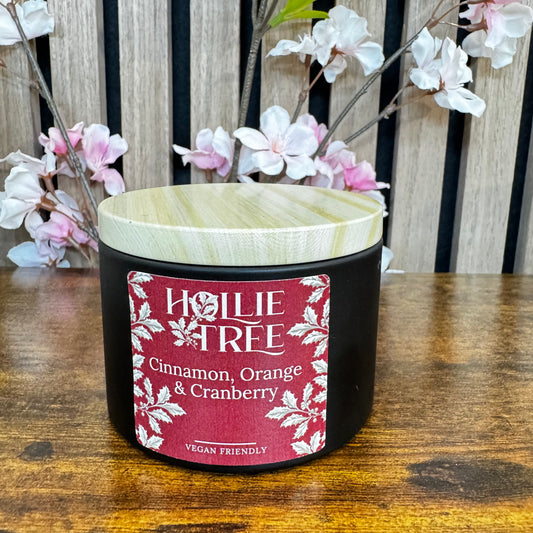 Candle Tins-Cinnamon, Orange & Cranberry