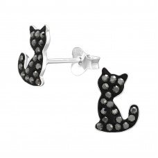 Sparkly Cat Stud